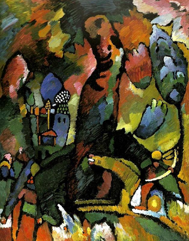 picture withe an archer, Wassily Kandinsky